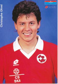 Christophe Ohrel  Schweiz Nationalteam Fußball Autogrammkarte 
