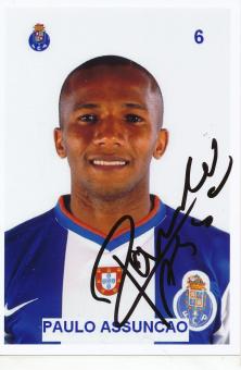 Paulo Assuncao  FC Porto  Fußball Autogramm Foto original signiert 
