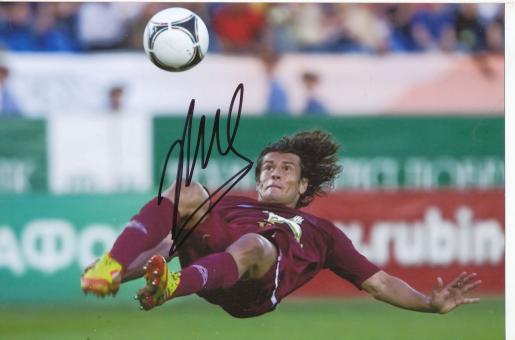 Nelson Valdez  Rubin Kasan  Fußball Autogramm Foto original signiert 