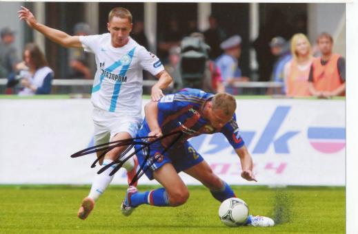 Vladimir Bystrov  Zenit St.Petersburg  Fußball Autogramm Foto original signiert 