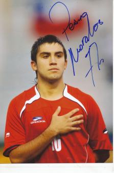 Pedro Morales  Chile  Fußball Autogramm Foto original signiert 