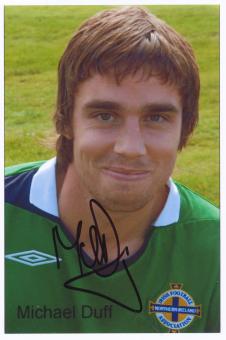 Michael Duff  Irland  Fußball Autogramm  Foto original signiert 