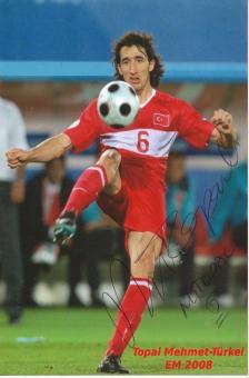 Mehmet Topal  Türkei  Fußball Autogramm  Foto original signiert 