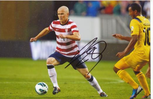 Michael Bradley  USA  Fußball Autogramm  Foto original signiert 