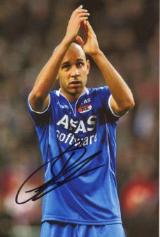 Simon Poulsen  AZ Alkmaar  Fußball Autogramm  Foto original signiert 