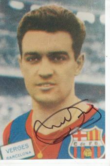 Martin Verges   FC Barcelona  Fußball Autogramm  Foto original signiert 