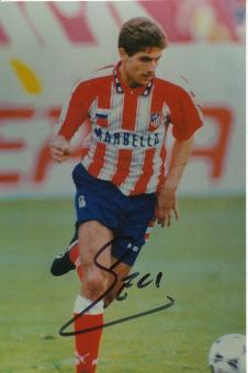 Geli  Atletico Madrid  Fußball Autogramm Foto original signiert 