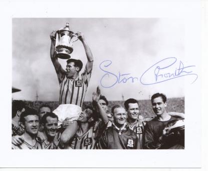 Stan Crowther † 2014  Aston Villa  Fußball Autogramm Foto original signiert 