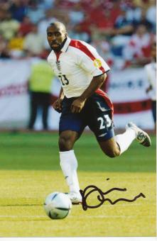 Darius Vassel  England  Fußball Autogramm Foto original signiert 