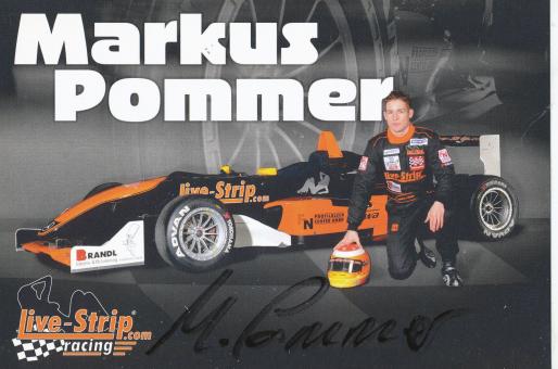 Markus Pommer   Auto Motorsport  Autogrammkarte original signiert 