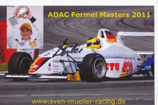 Sven Müller   Auto Motorsport  Autogrammkarte original signiert 