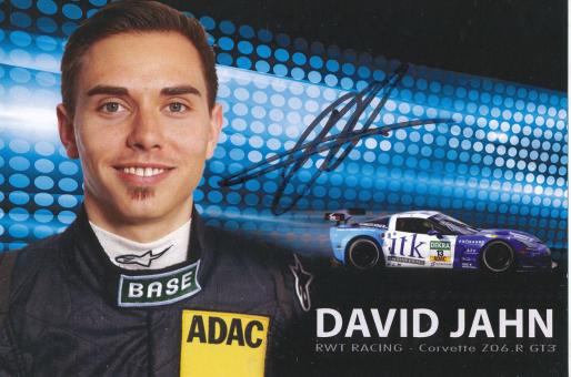 David Jahn  Auto Motorsport  Autogrammkarte original signiert 