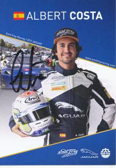 Albert Costa  Jaguar  Auto Motorsport  Autogrammkarte original signiert 