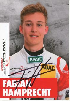 Fabian Hamprecht  Auto Motorsport  Autogrammkarte original signiert 