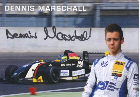 Dennis Marschall   Auto Motorsport  Autogrammkarte original signiert 