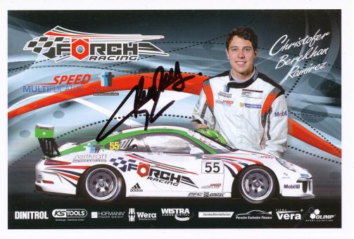 Christofer Berckhan Ramirez  Auto Motorsport  Autogrammkarte original signiert 