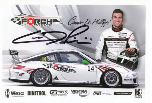 Connor De Phillippi  Auto Motorsport  Autogrammkarte original signiert 