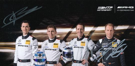 Dominik Baumann & Maximilian Buhk   Auto Motorsport  Autogrammkarte original signiert 