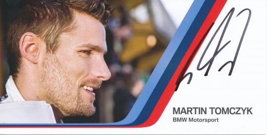 Martin Tomczyk  BMW  Auto Motorsport  Autogrammkarte original signiert 