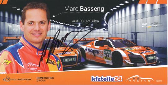 Marc Basseng   Auto Motorsport  Autogrammkarte original signiert 