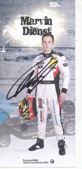 Marvin Dienst   Auto Motorsport  Autogrammkarte original signiert 