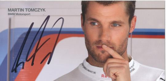 Martin Tomczyk  BMW   Auto Motorsport  Autogrammkarte original signiert 