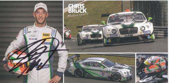 Chris Brück   Auto Motorsport  Autogrammkarte original signiert 