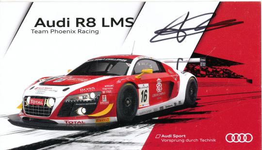 Markus Winkelhock  Audi  Auto Motorsport  Autogrammkarte original signiert 