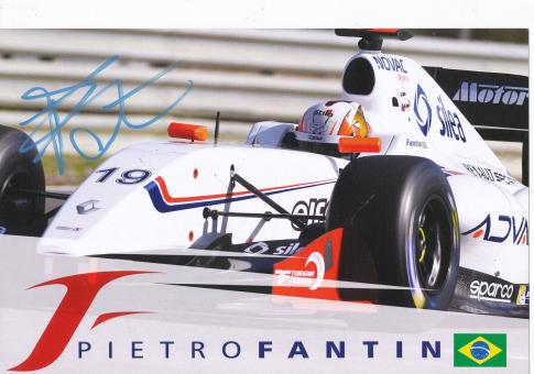 Pietro Fantin   Auto Motorsport  Autogrammkarte original signiert 