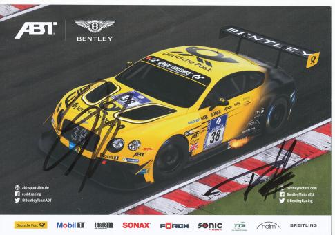 ?  Bentley  Auto Motorsport  Autogrammkarte original signiert 