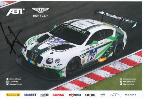 ?  Bentley  Auto Motorsport  Autogrammkarte original signiert 