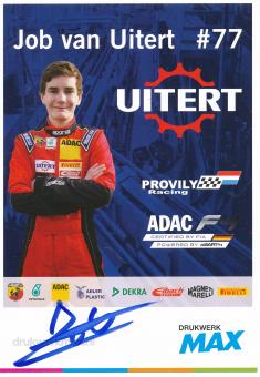 Job van Uitert  Auto Motorsport  Autogrammkarte original signiert 
