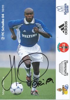 Miguel Pereira  1998/99  FC Schalke 04  Autogrammkarte original signiert 