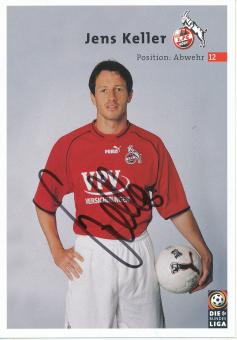 Jens Keller  2001/2002  FC Köln  Fußball  Autogrammkarte original signiert 