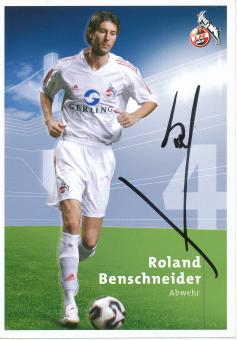 Roland Benschneider  2005/2006  FC Köln  Fußball  Autogrammkarte original signiert 