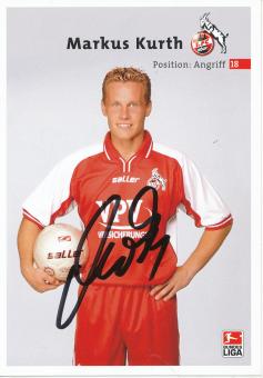 Markus Kurth  2002/2003  FC Köln  Fußball  Autogrammkarte original signiert 