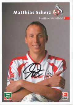 Matthias Scherz  2003/2004  FC Köln  Fußball  Autogrammkarte original signiert 