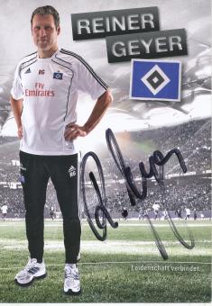 Reiner Geyer  2010/2011  Hamburger SV  Fußball  Autogrammkarte original signiert 