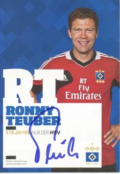 Ronny Teuber  2012/2013  Hamburger SV  Fußball  Autogrammkarte original signiert 