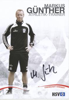 Markus Günther  2009/2010  Hamburger SV  Fußball  Autogrammkarte original signiert 