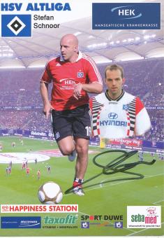 Stefan Schnoor  Altliga  Hamburger SV  Fußball  Autogrammkarte original signiert 