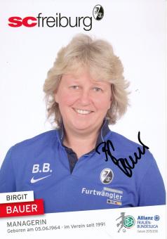 Birgit Bauer  2015/2016  SC Freiburg  Frauen Fußball Autogrammkarte original signiert 