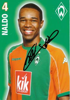 Naldo  2005/2006  SV Werder Bremen  Fußball  Autogrammkarte original signiert 