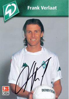 Frank Verlaat  2002/2003  SV Werder Bremen  Fußball  Autogrammkarte original signiert 