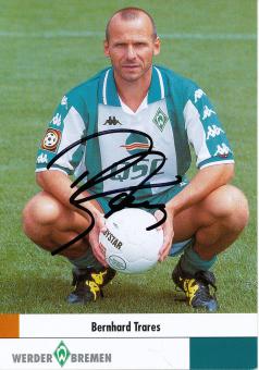 Bernhard Trares  200/2001  SV Werder Bremen  Fußball  Autogrammkarte original signiert 