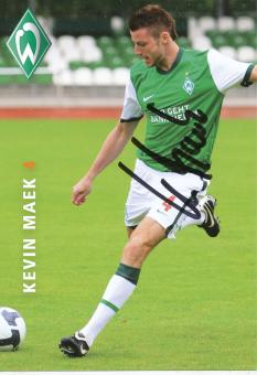 Kevin Maek  2009/2010  SV Werder Bremen  Fußball  Autogrammkarte original signiert 