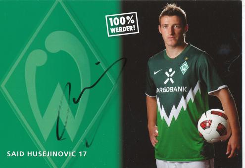 Said Husejinovic  2010/2011  SV Werder Bremen  Fußball  Autogrammkarte original signiert 