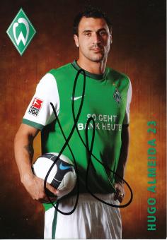 Hugo Almeida  2009/2010  SV Werder Bremen  Fußball  Autogrammkarte original signiert 