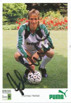 Thomas Herbst  Borussia Mönchengladbach  Fußball  Autogrammkarte original signiert 