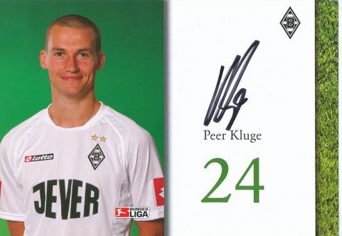 Peer Kluge  2004/2005  Borussia Mönchengladbach  Fußball  Autogrammkarte original signiert 